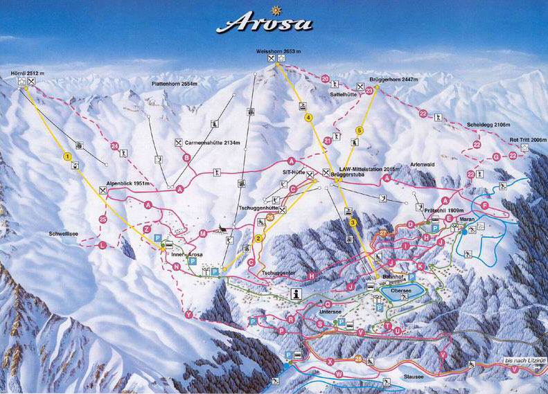 Arosa skimap