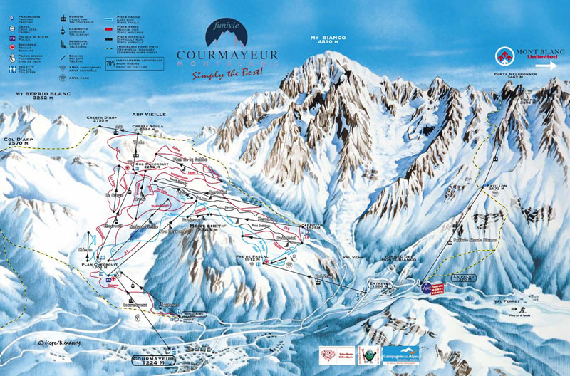 Courmayeur-skimap