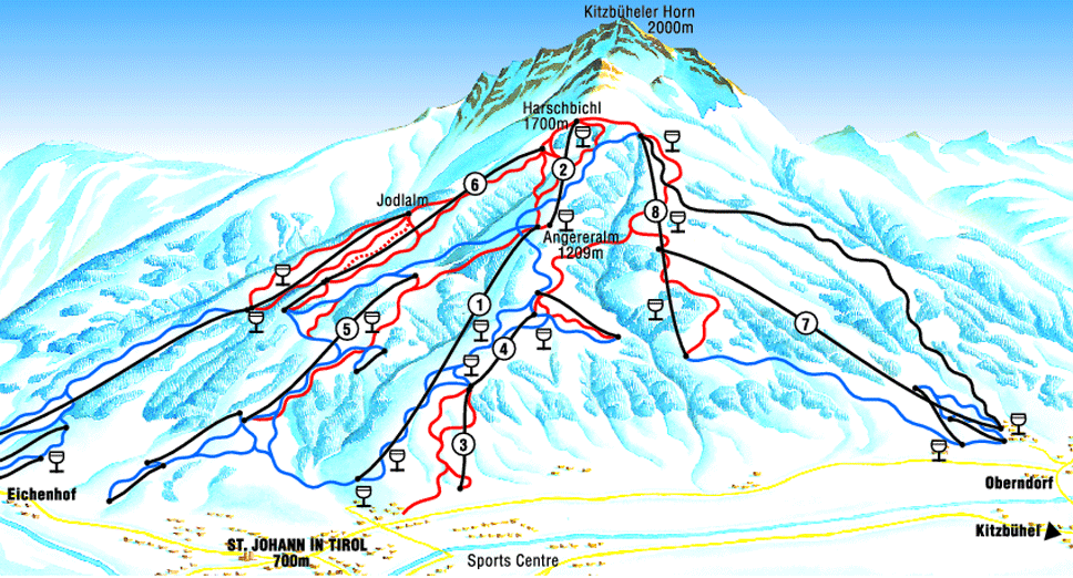 Kirchdorf-Piste-Map