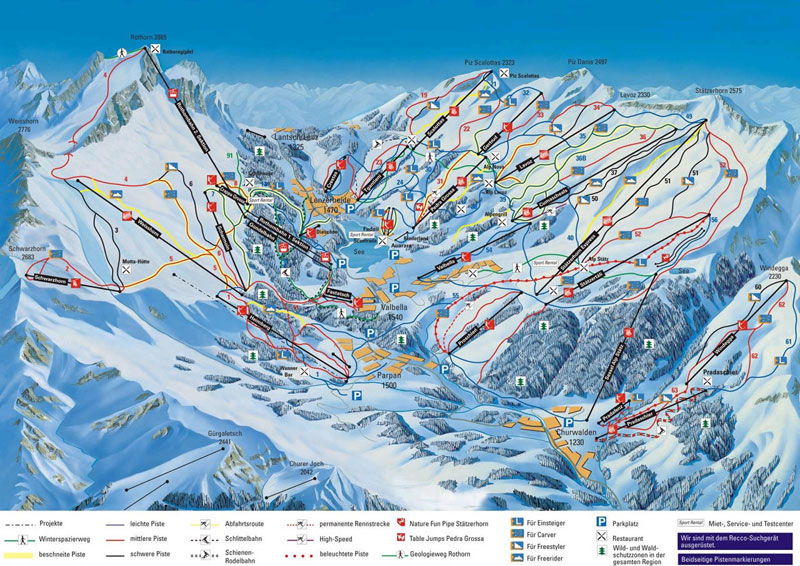 Lenzerheide skimap