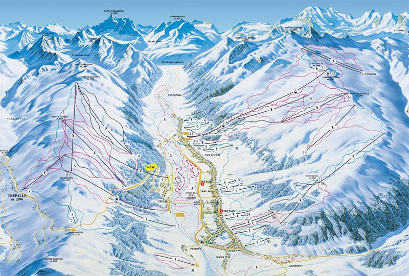 Livigno-skimap