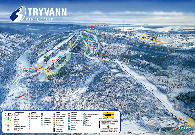 Tryvann-skimap