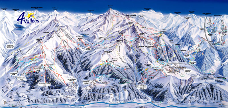 Verbier skimap