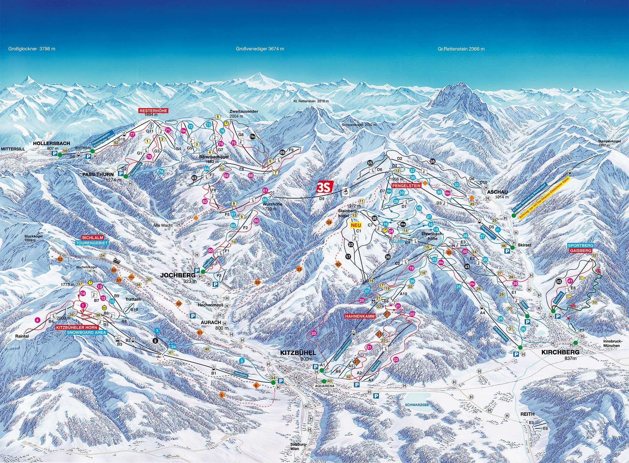 kitzbuhel piste map