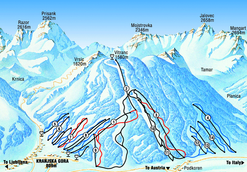 kranjska-gora-piste-map